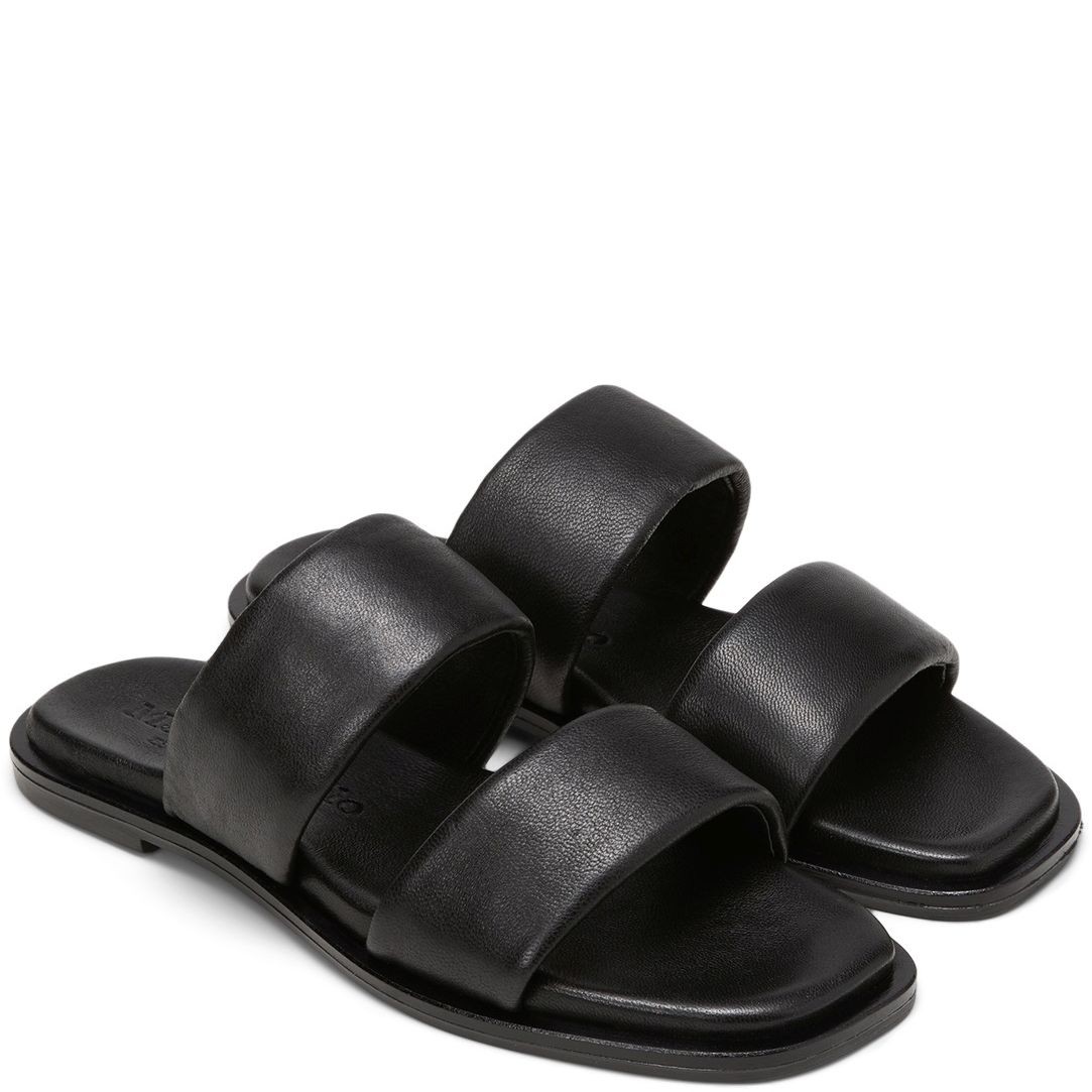 MARC O'POLO Guminės šlepetės moterims, Juoda, Marit  Slides 1