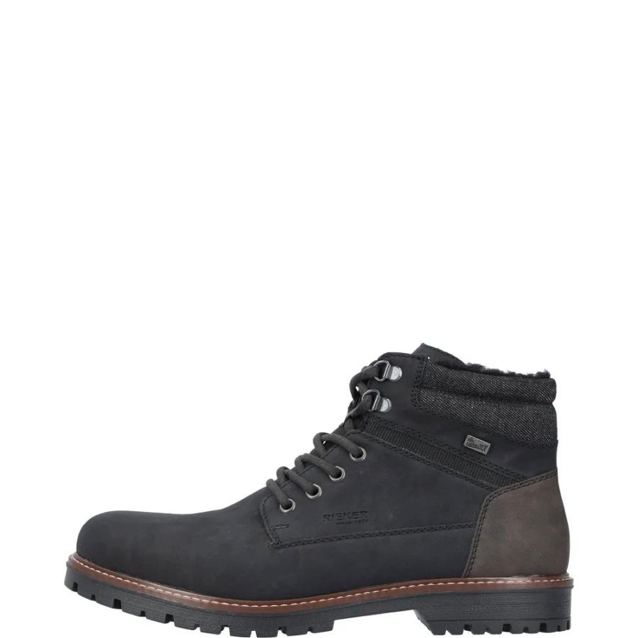 RIEKER Aulinukai vyrams, Juoda, Booties 5
