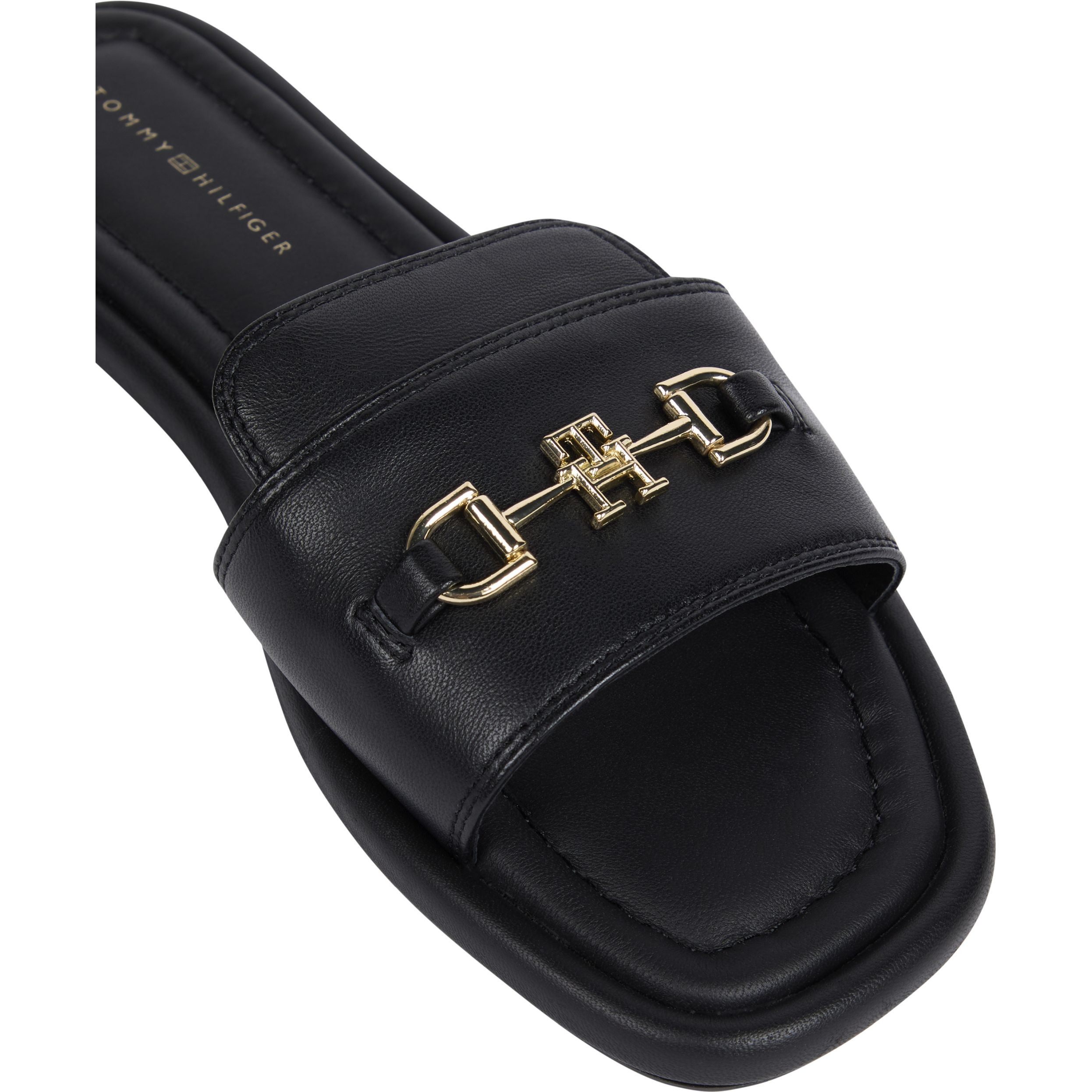 TOMMY HILFIGER Basutės moterims, Juoda, Horsebit sneaker 5