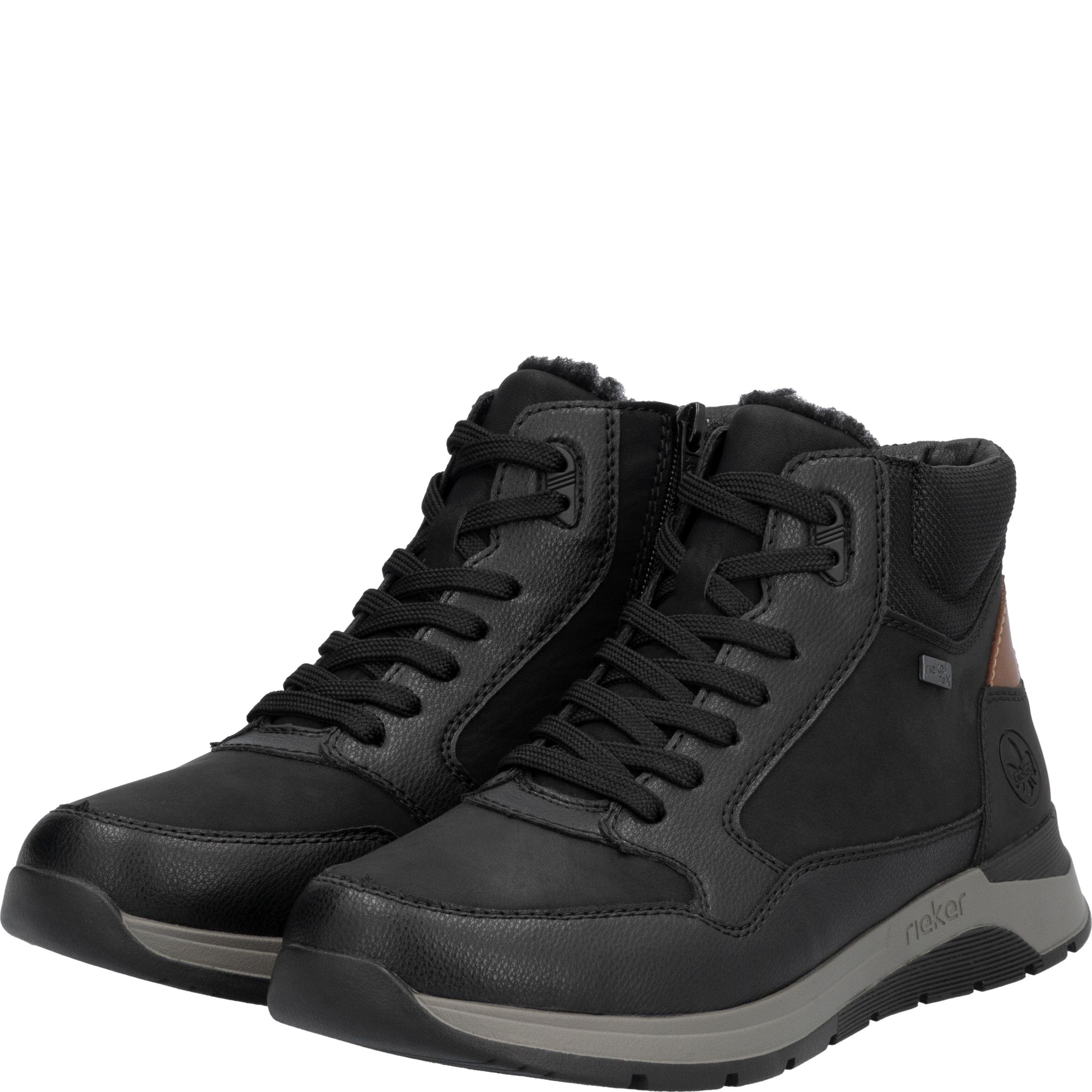 RIEKER Aulinukai vyrams, Juoda, Men's boots 10