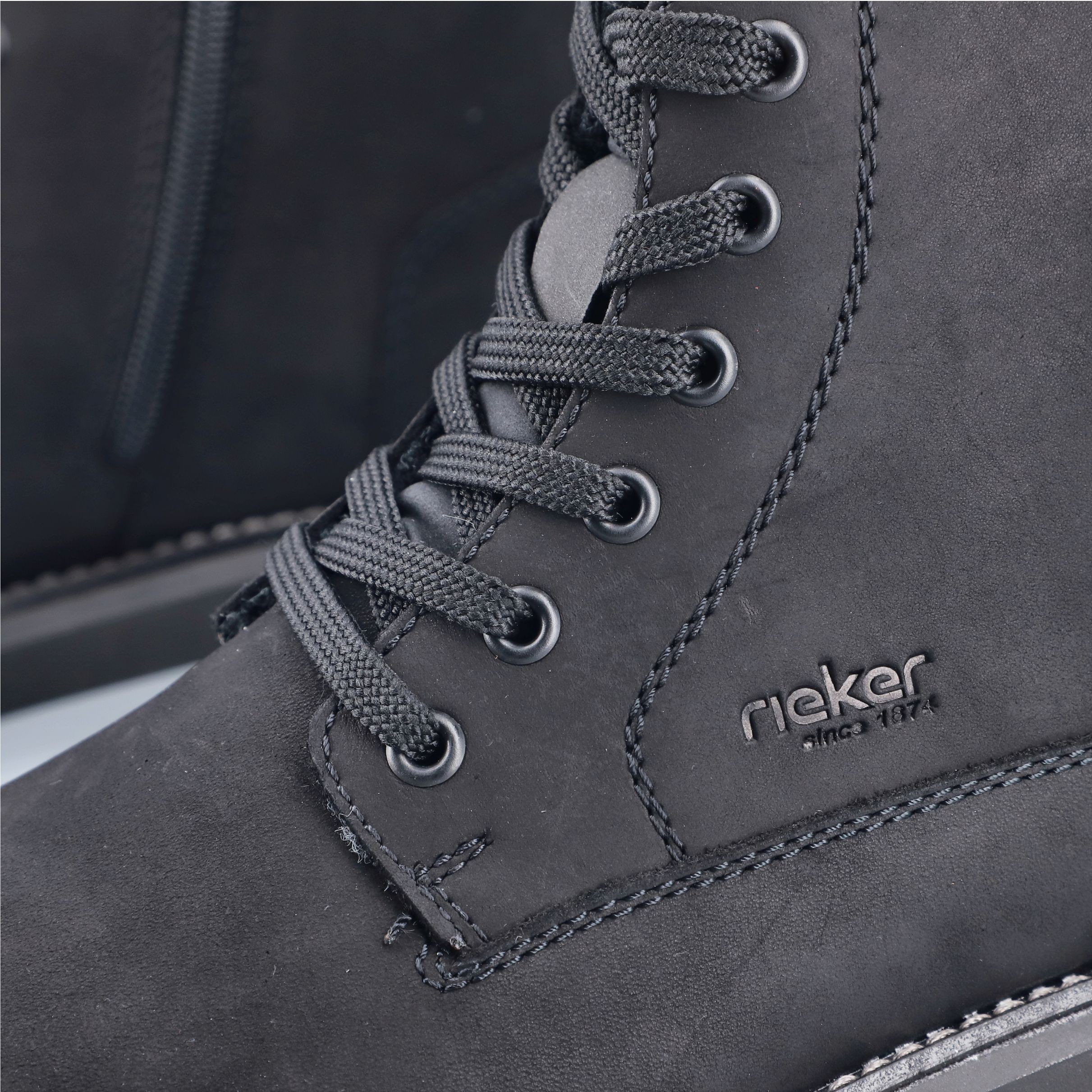 RIEKER Aulinukai vyrams, Juoda, Men's boots 4