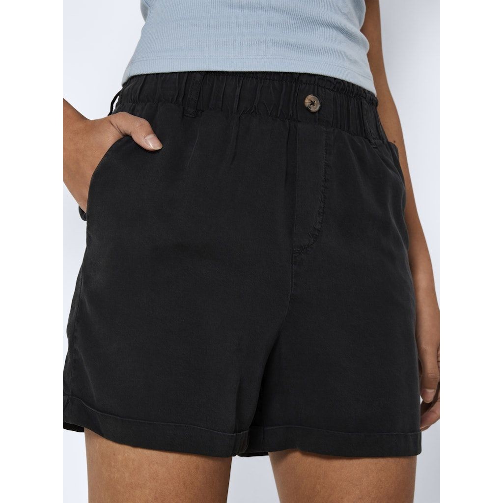 NOISY MAY Šortai moterims, Juoda, NMMARIA SHORT HW PAPE 6