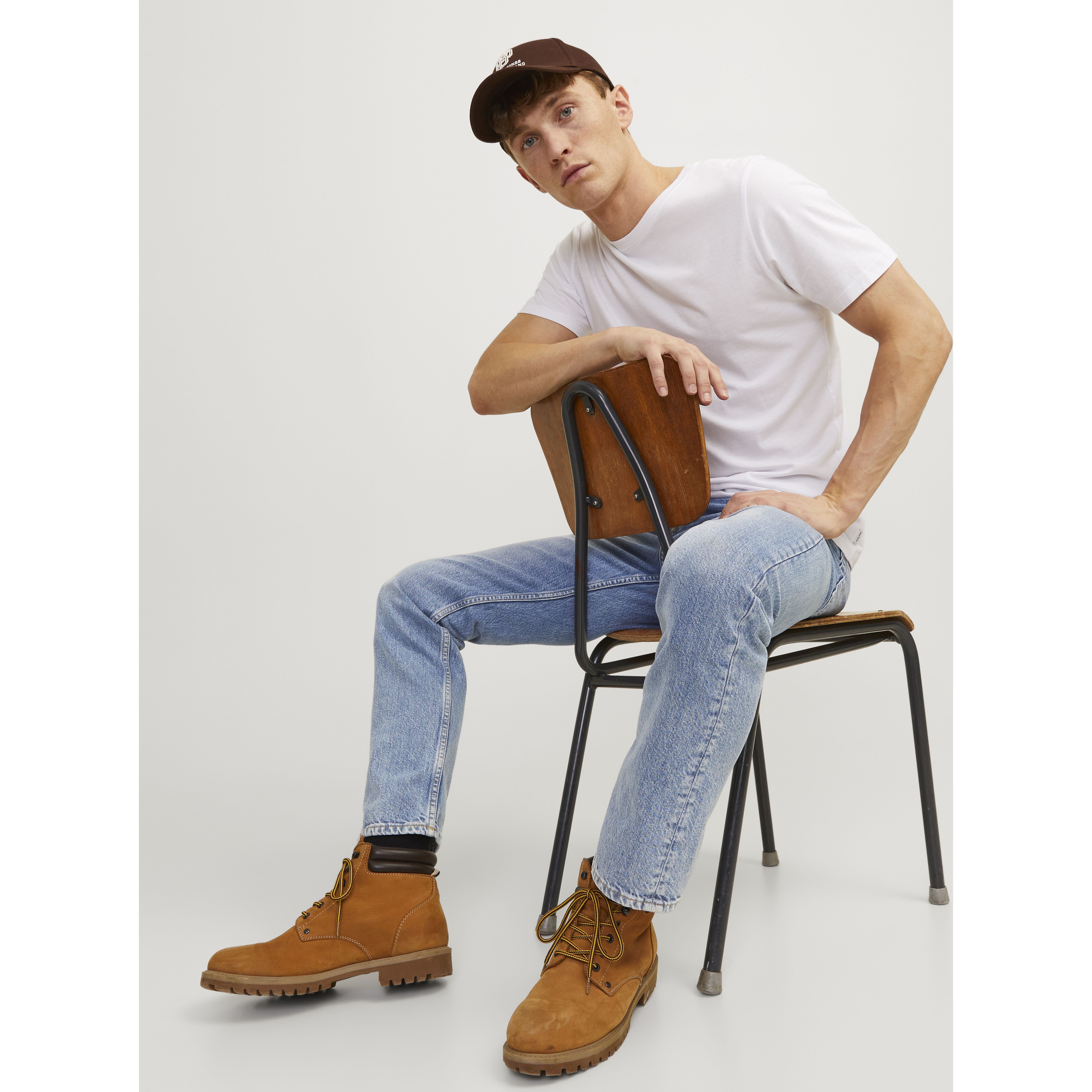 JACK & JONES Comfort džinsai vyrams, Mėlyna, JJICHRIS JJORIGINAL SB 7