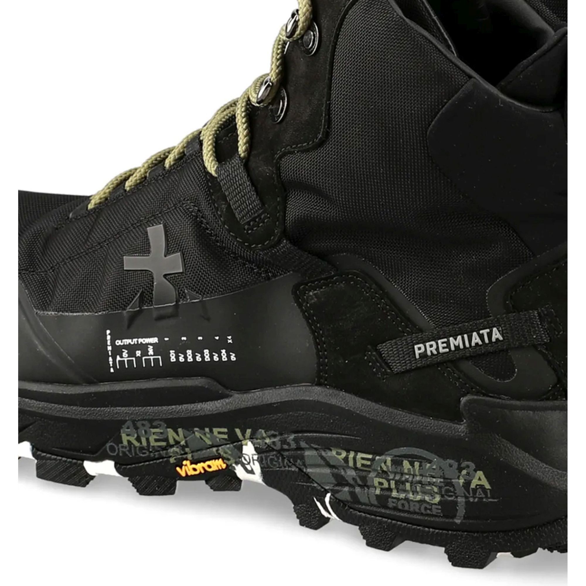 PREMIATA Laisvalaikio bateliai vyrams, Juoda, Sneakers 5