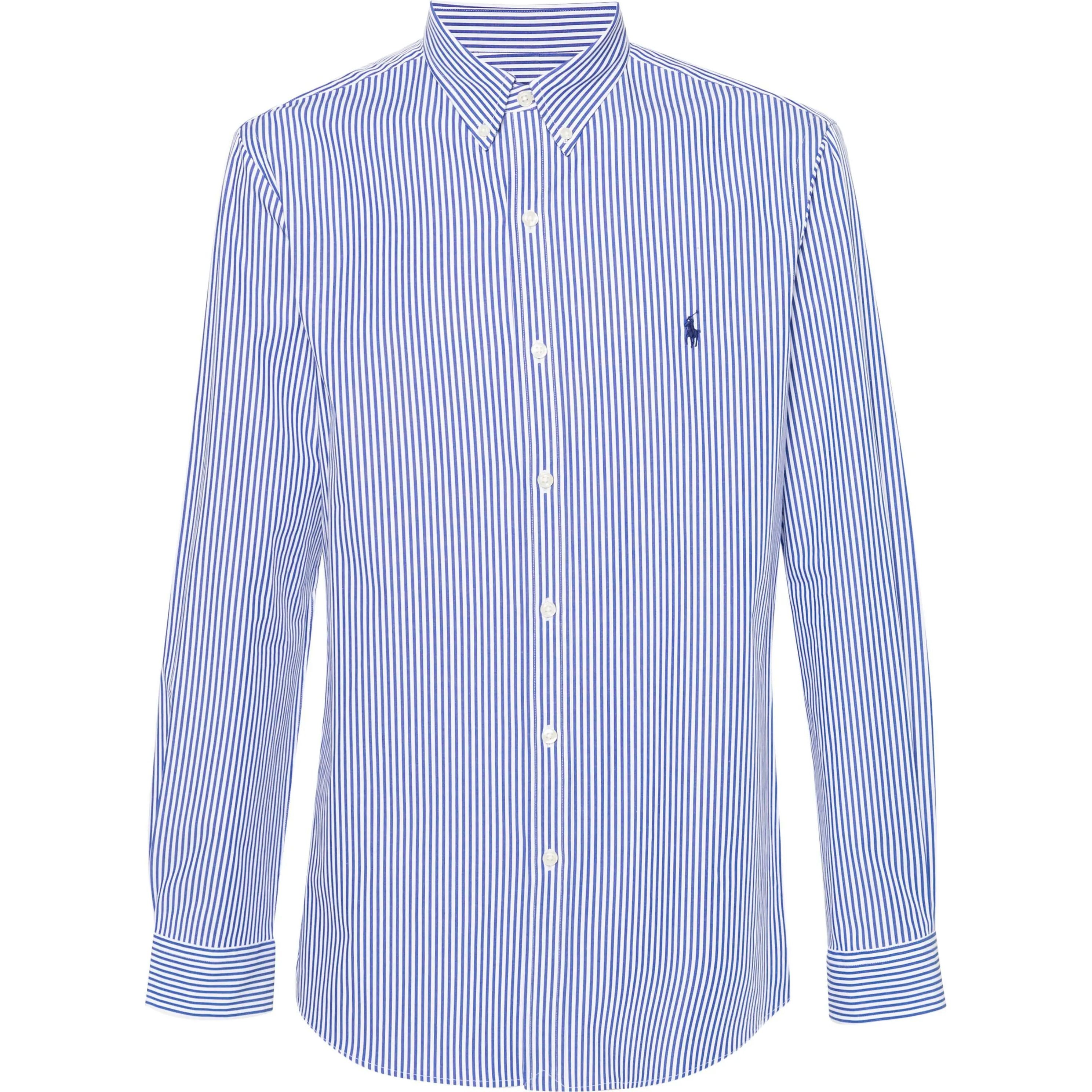 POLO RALPH LAUREN Marškiniai ilgomis rankovėmis vyrams, Mėlyna, Long sleeve sport shirt 1