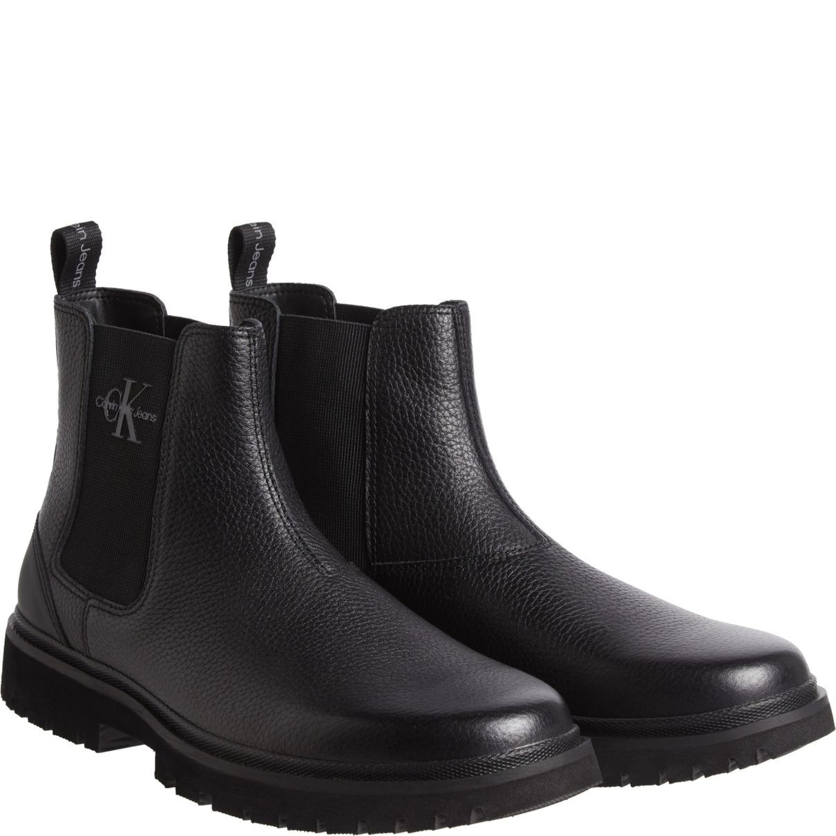 CALVIN KLEIN JEANS Aulinukai vyrams, Juoda, Eva chelsea boot 1