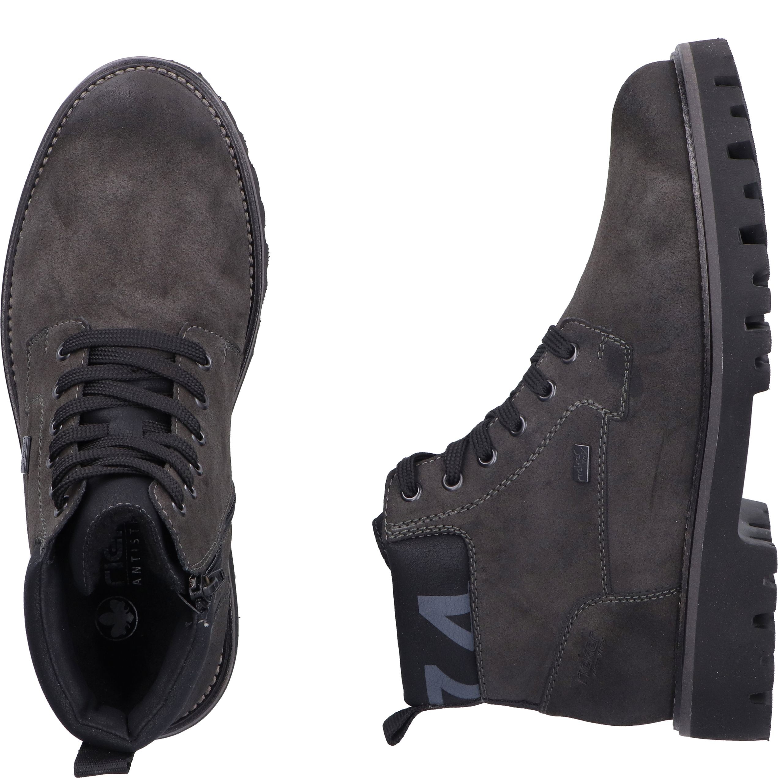 RIEKER Aulinukai vyrams, Pilka, Men's boots 12
