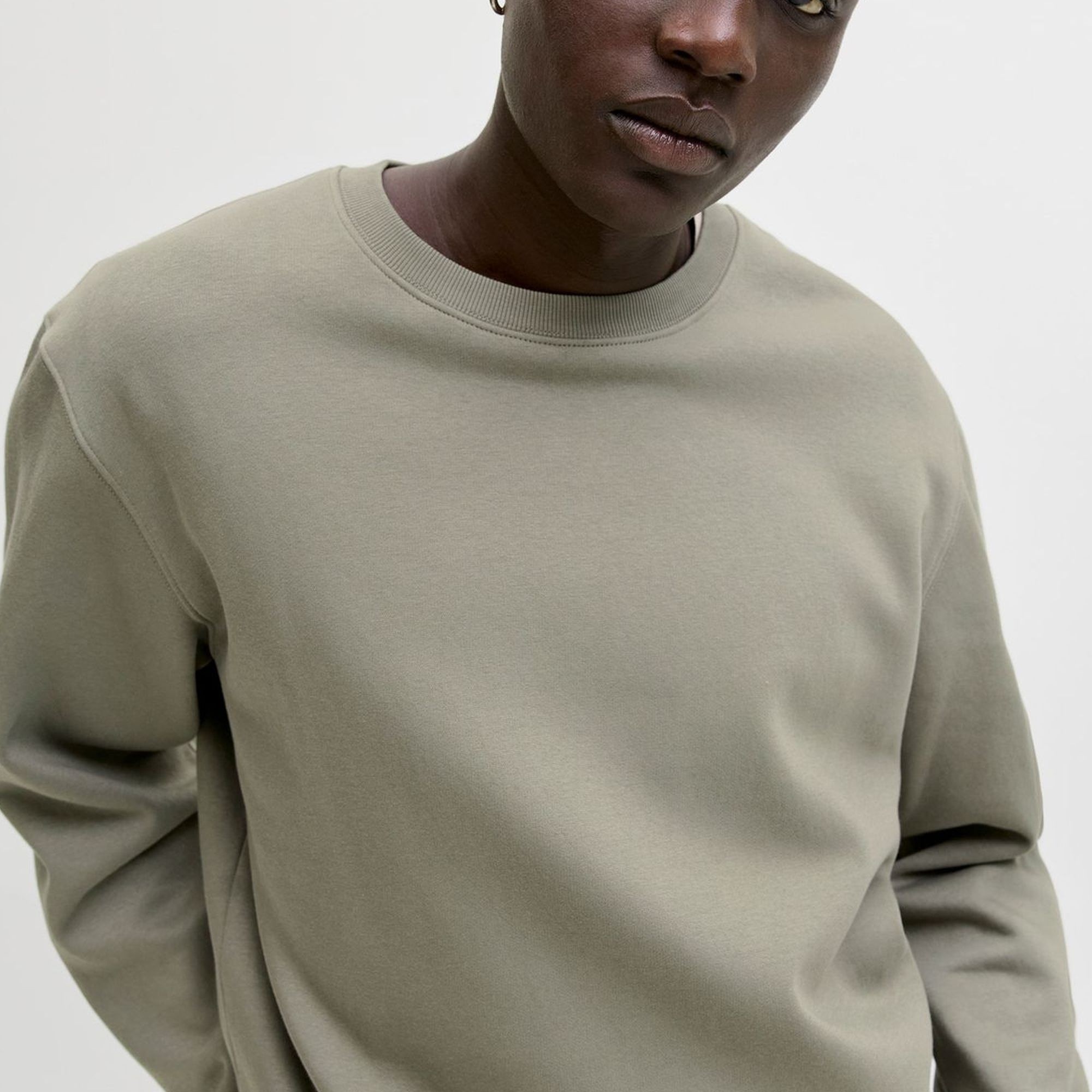 JACK & JONES Megztinis vyrams, Pilka, Star basic 3