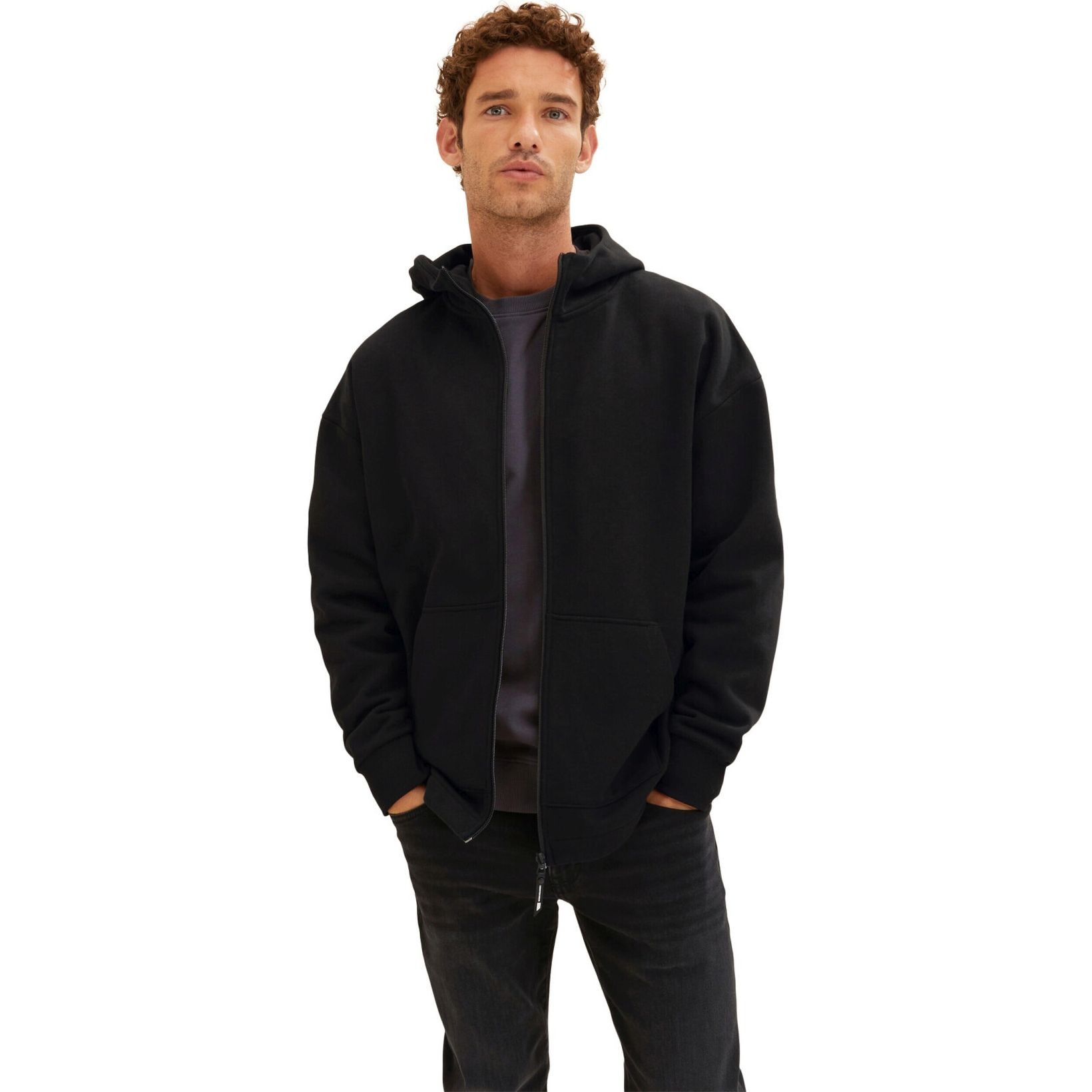 TOM TAILOR Palaidinės vyrams, Juoda, Palaidinė 2