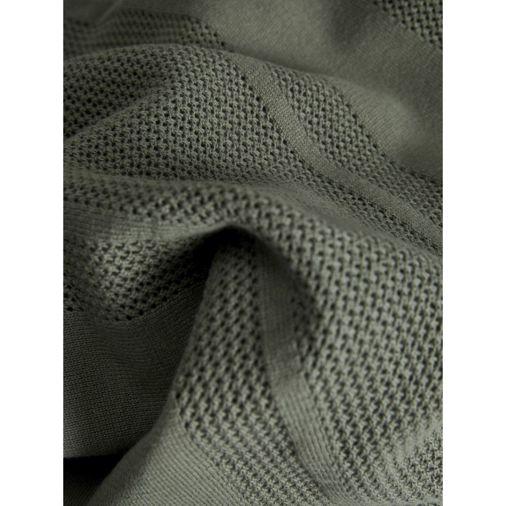 JACK & JONES Megztinis vyrams, Žalia, JCOAIRY KNIT SPLIT 2