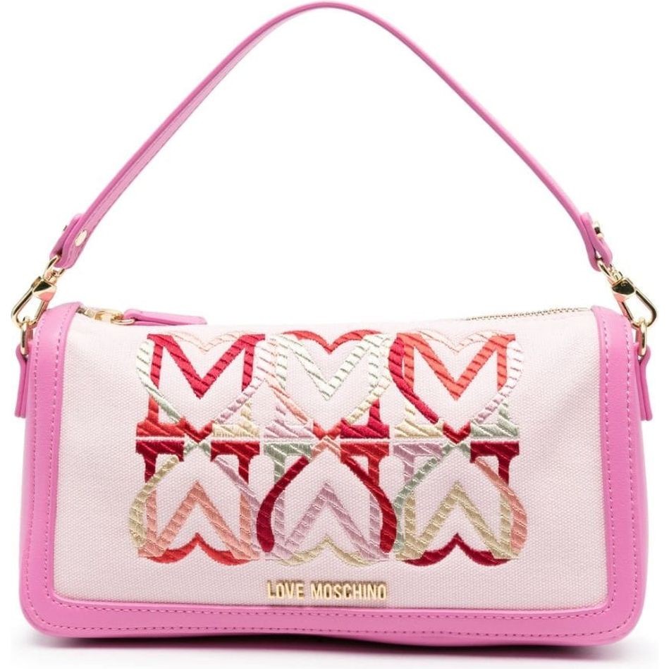 LOVE MOSCHINO Rankinė per petį moterims, Rožinė, Top handle crossbody 1