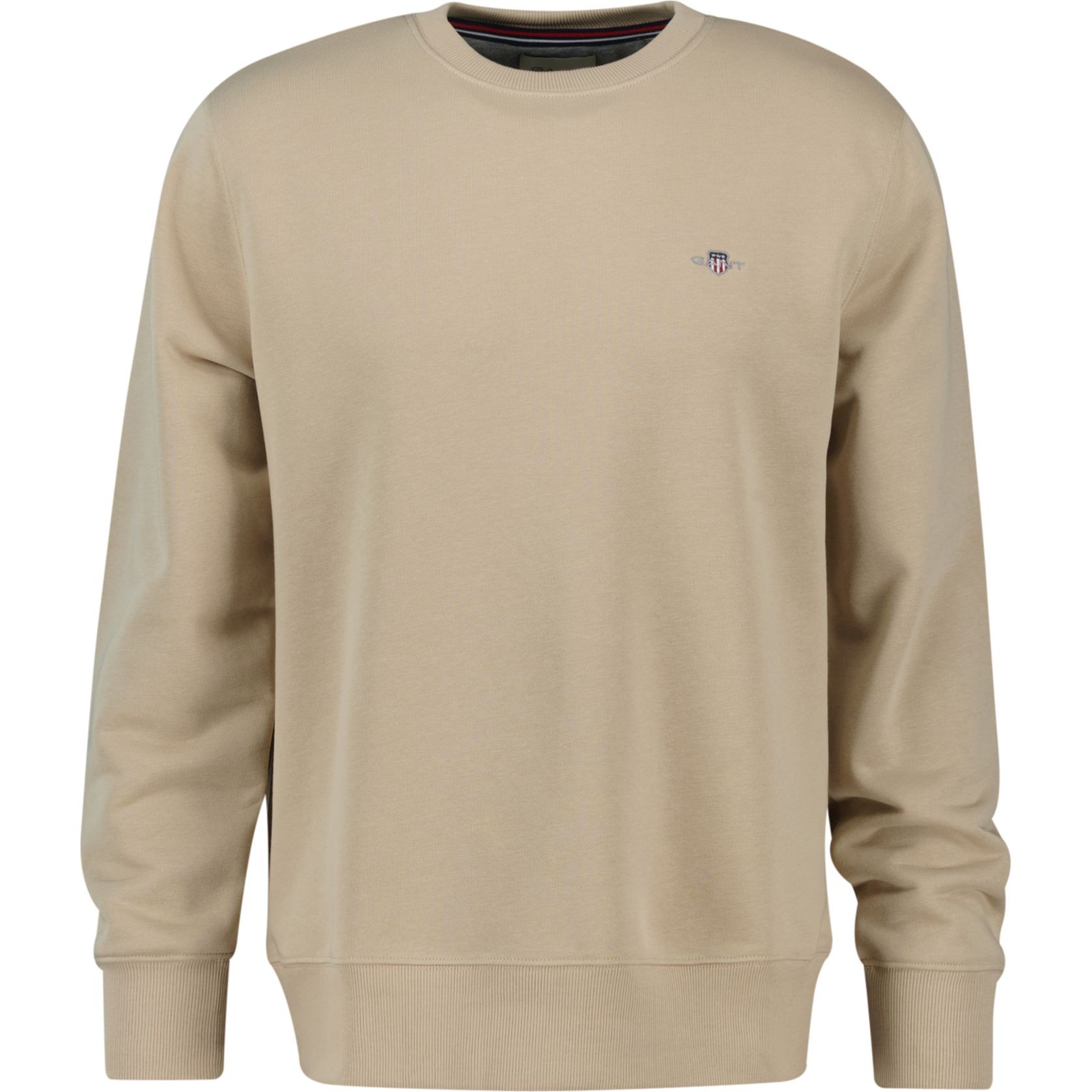 GANT Sportinis nertinis vyrams, Smėlio, Reg shield c-neck sweat 1