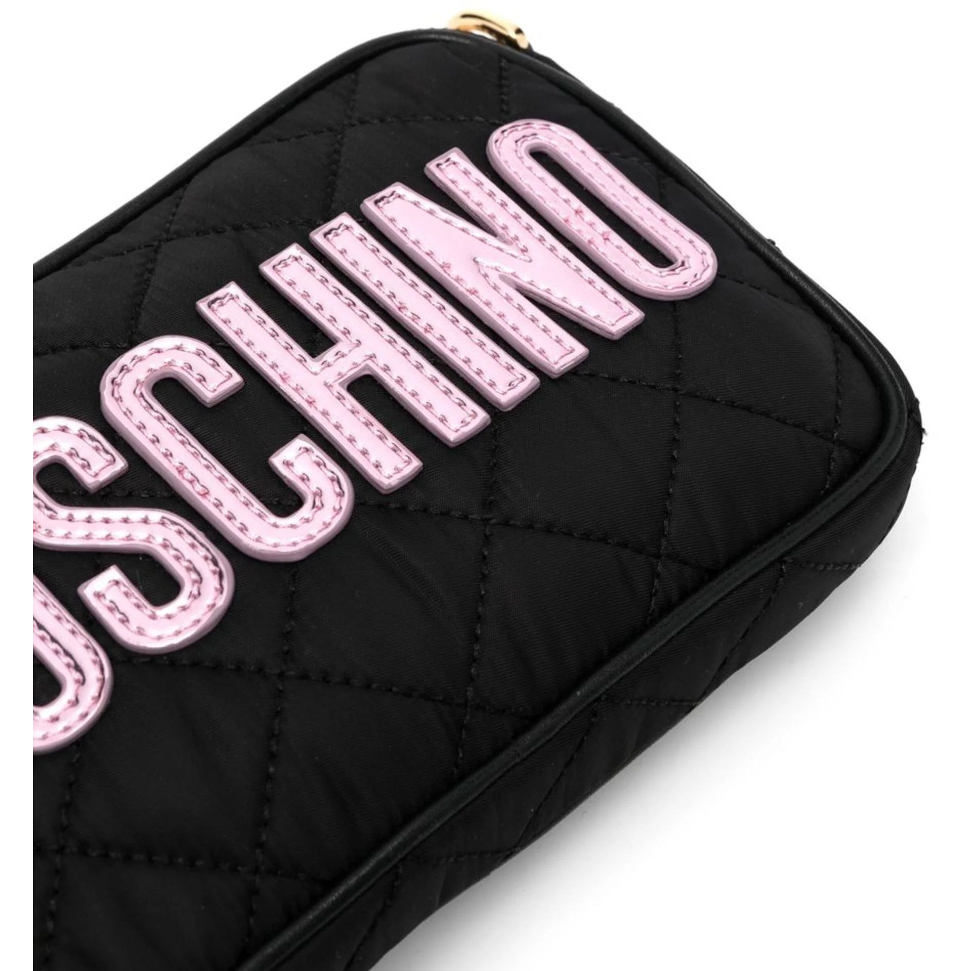 MOSCHINO Rankinė per petį moterims, Juoda, Shoulder bag 3
