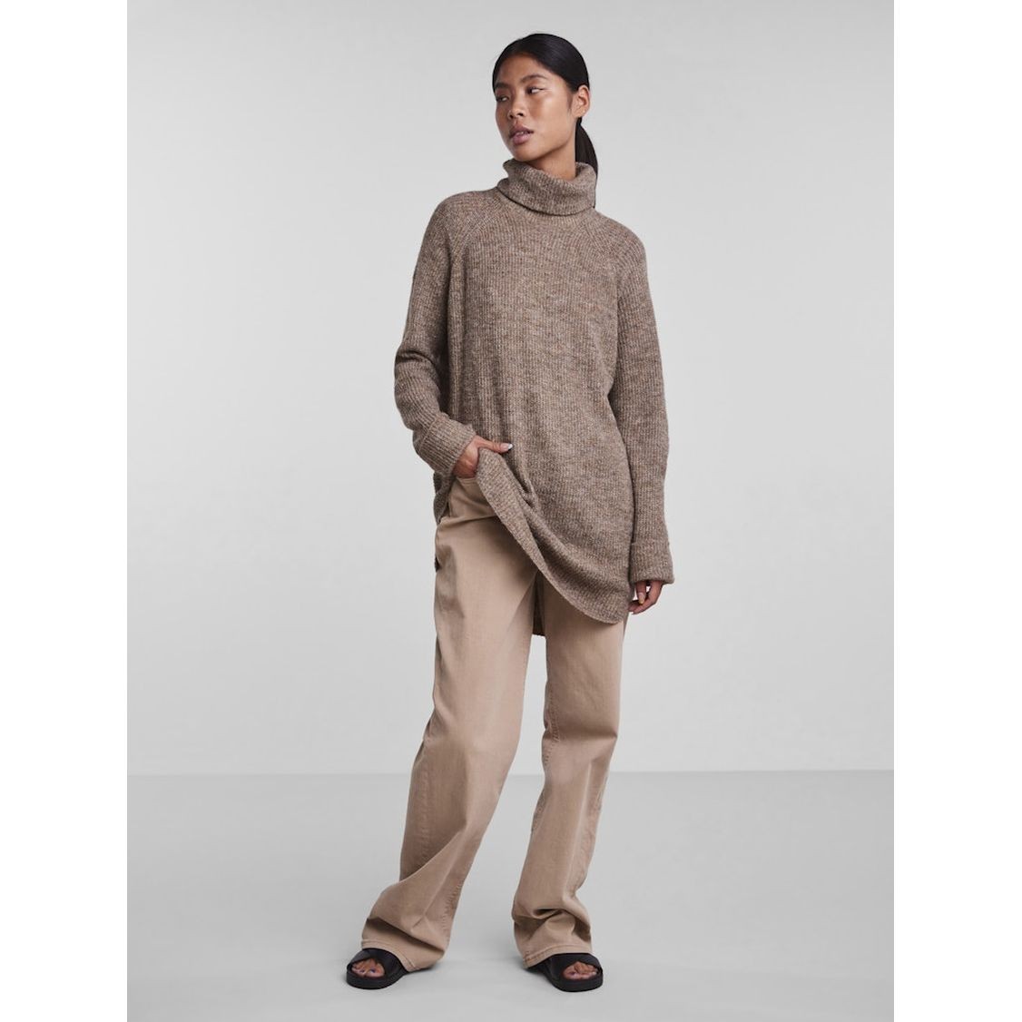 PIECES Megztinis moterims, Ruda, Ellen long knit 2