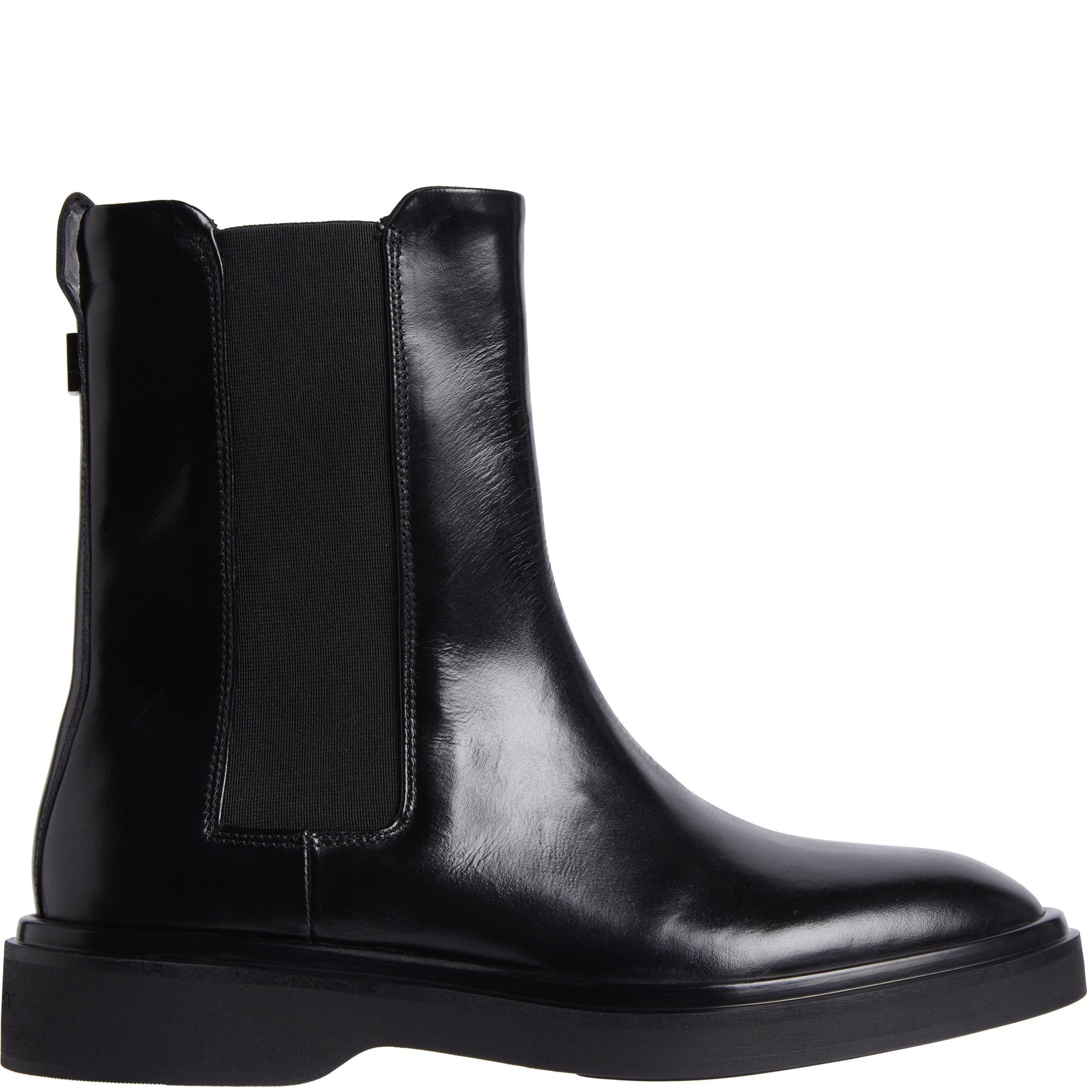 CALVIN KLEIN Aulinukai moterims, Juoda, Flat chelsea boot