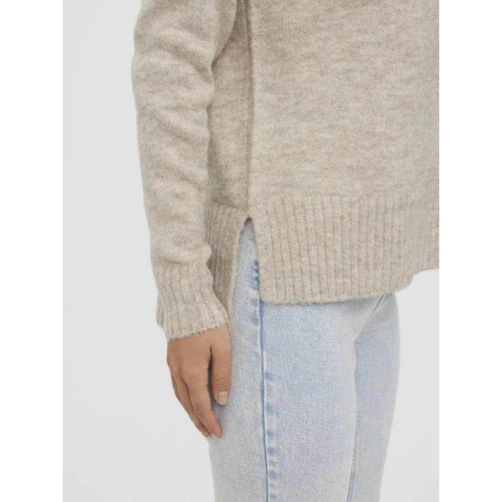 VERO MODA Megztinis moterims, Smėlio, Lefile oversize blouse 4
