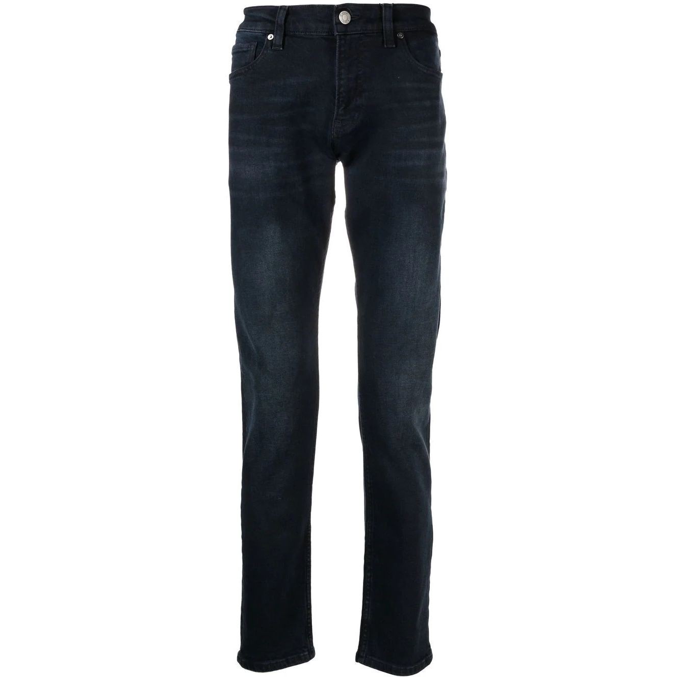 CALVIN KLEIN Aptempti džinsai vyrams, Mėlyna, Slim fit blue black 1