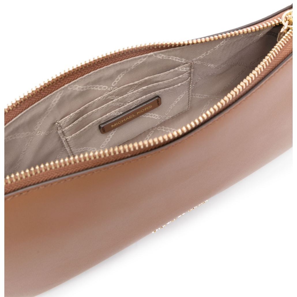MICHAEL KORS Rankinė per petį moterims, Ruda, Md chain pouchette 4