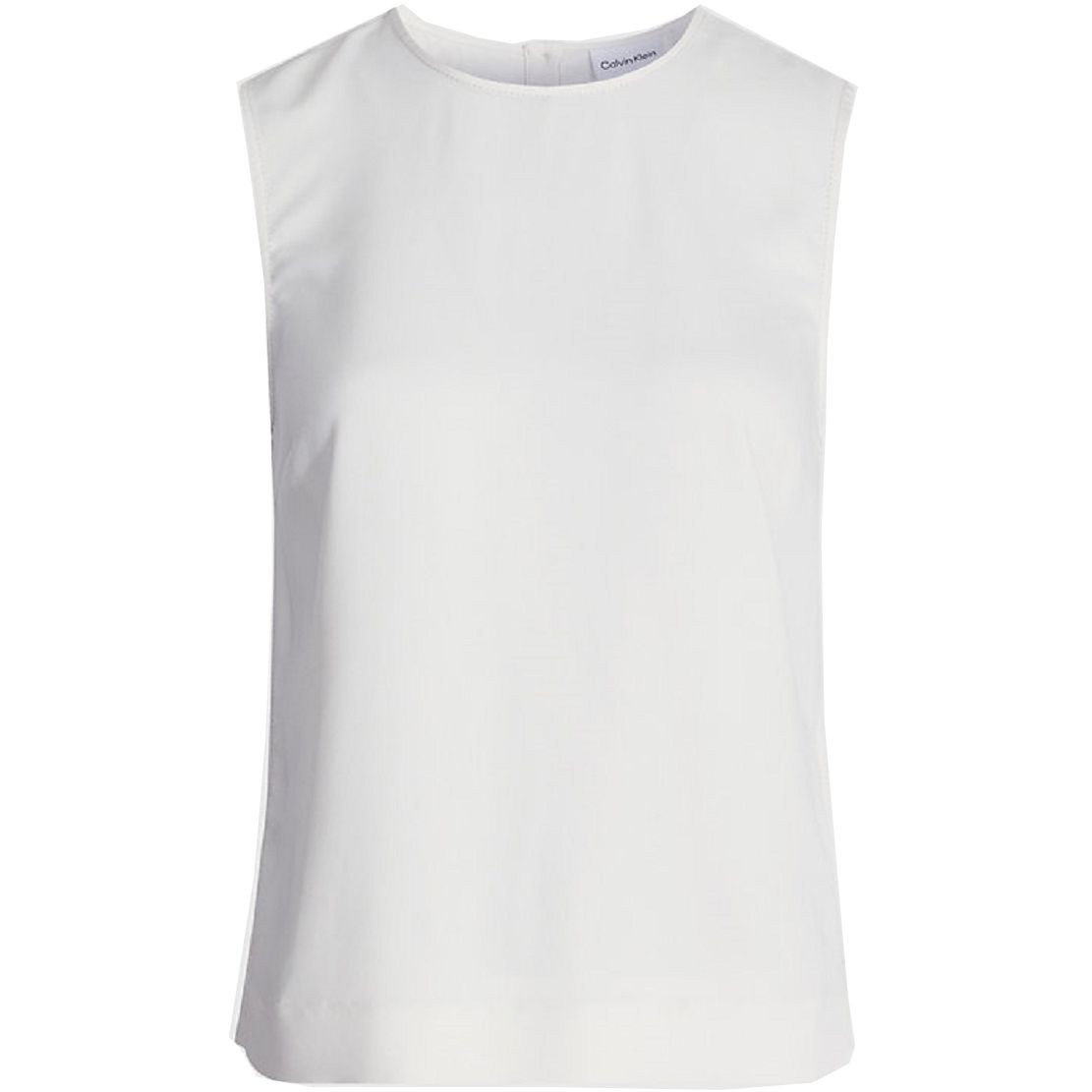 CALVIN KLEIN Marškiniai be rankovių moterims, Balta, Recycled cdc tank top 1