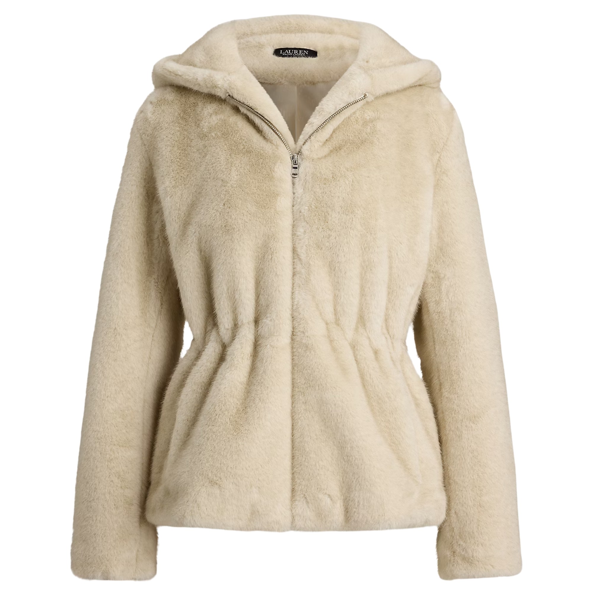 LAUREN RALPH LAUREN Striukė moterims, Balta, Fx mk an 24" lined coat 1