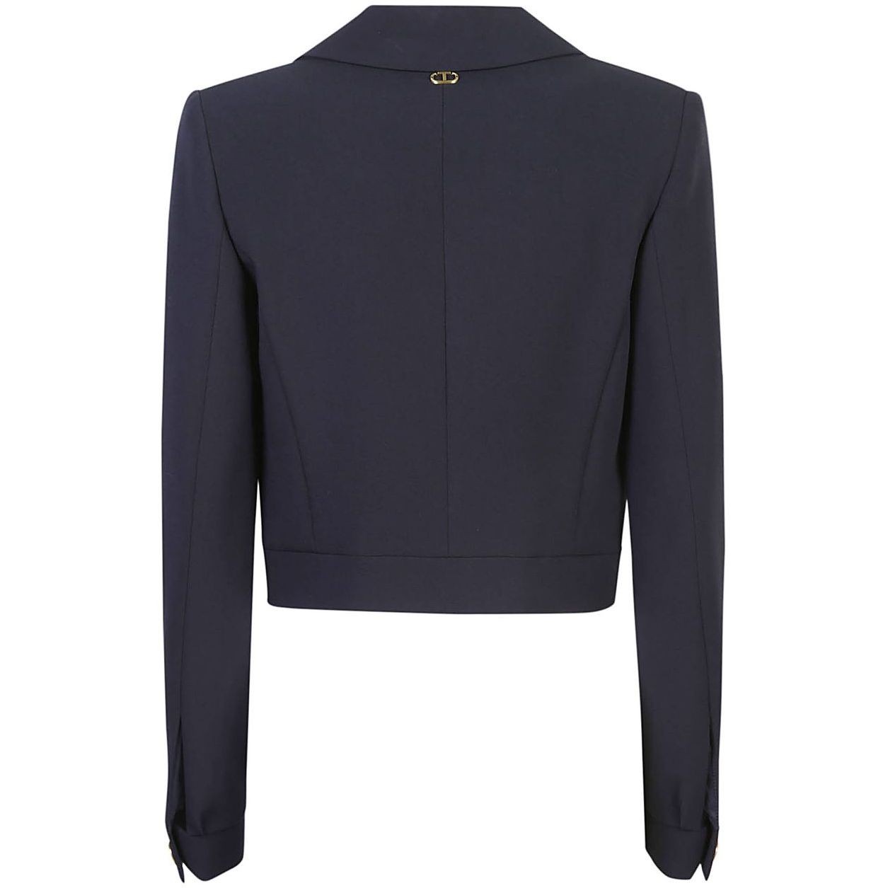 TWINSET Švarkas moterims, Mėlyna, Cady-texture cropped blazers 2