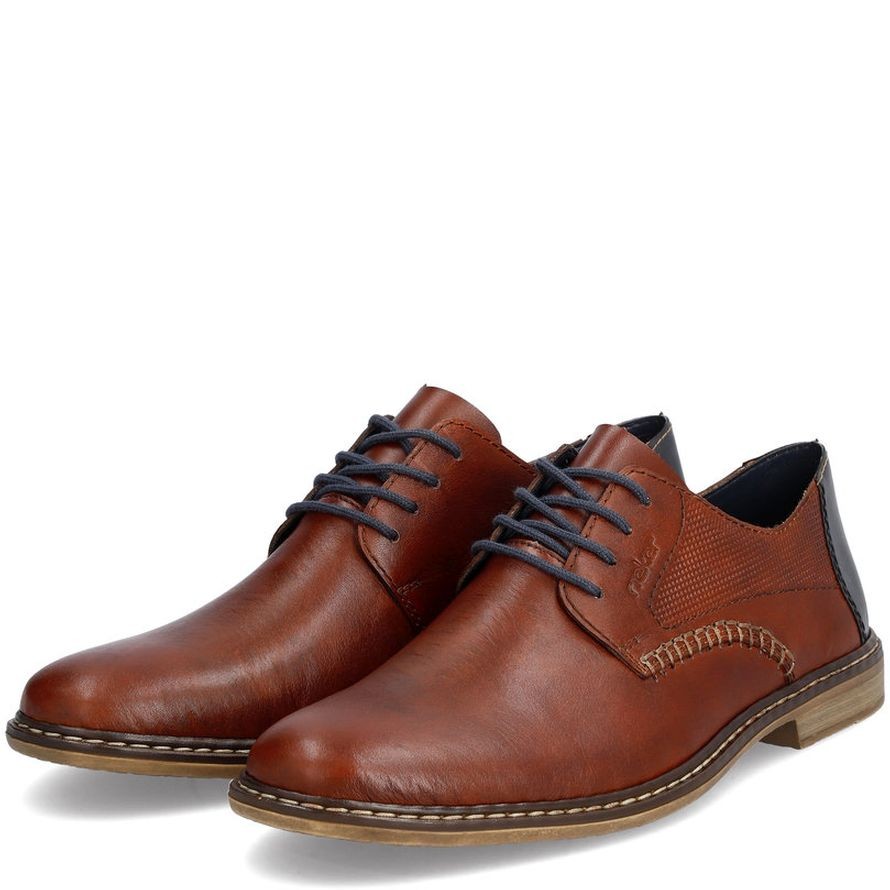 RIEKER Klasikiniai batai vyrams, Ruda, FORMAL 10