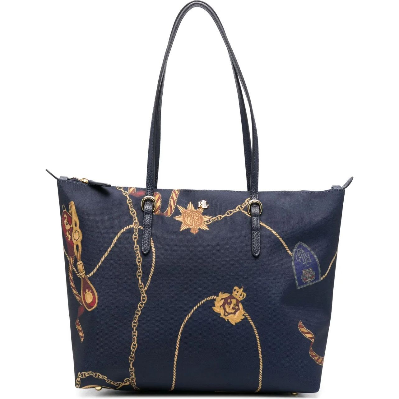 LAUREN RALPH LAUREN Pirkinių krepšys moterims, Mėlyna, Keaton 26-tote-medium 1