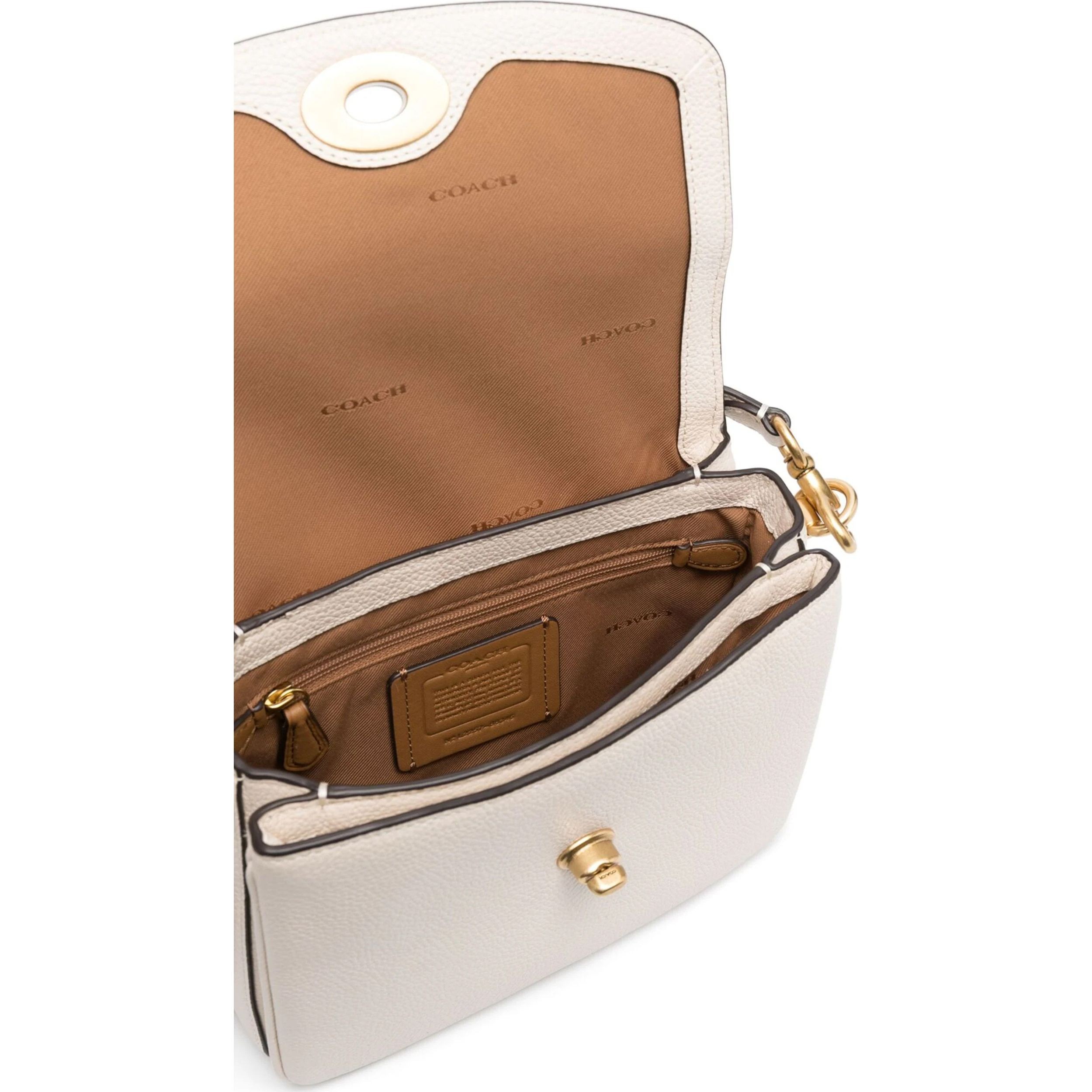 COACH Rankinė per petį moterims, Kūno, Leather cassie crossbody 19 4