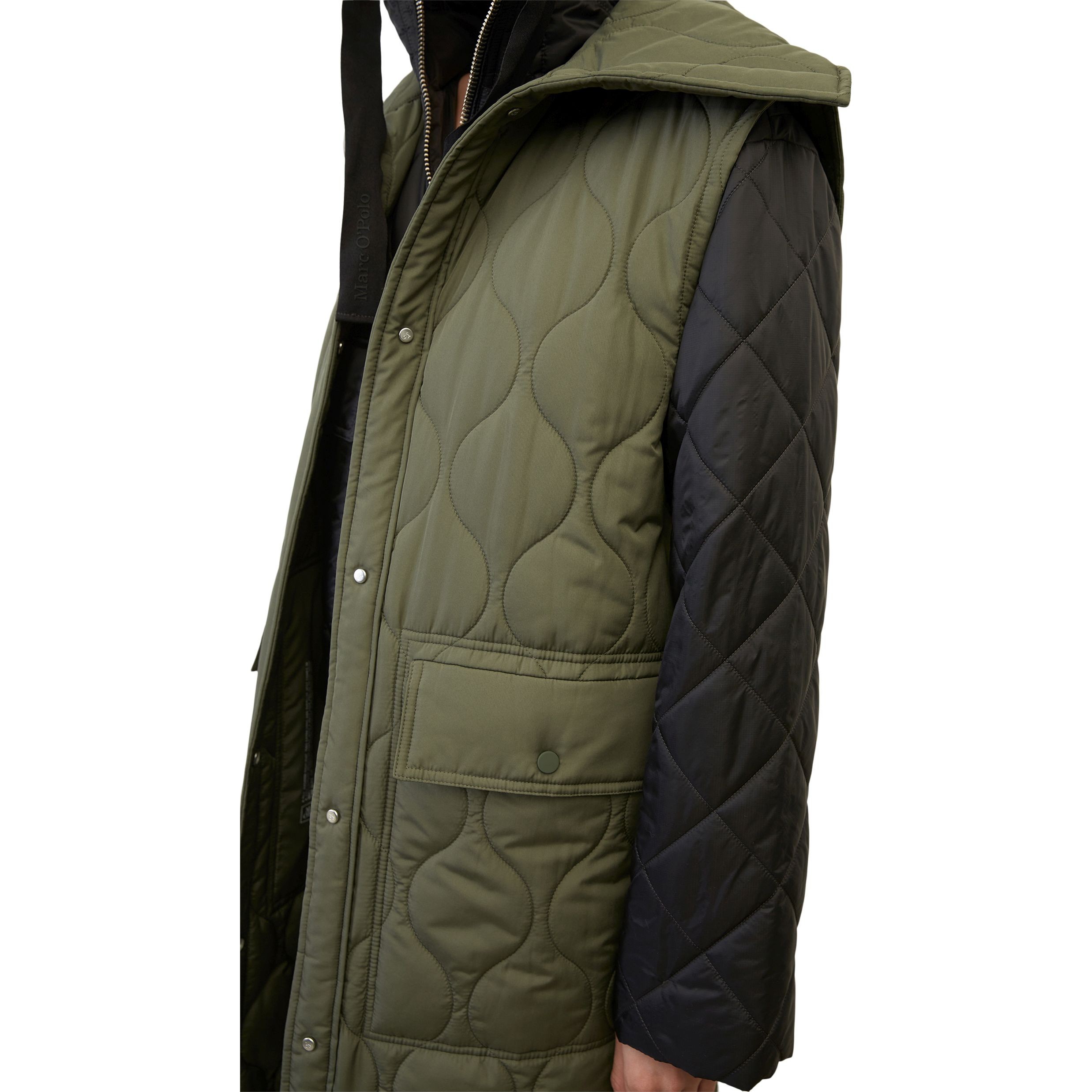 MARC O'POLO Vest moterims, olive crop 4