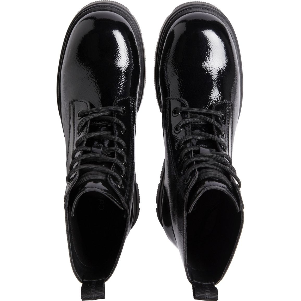 CALVIN KLEIN JEANS Aulinukai moterims, Juoda, Chunky combat laceup boot 3