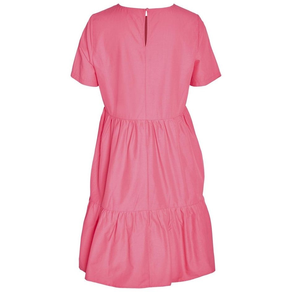 NOISY MAY Maxi suknelė moterims, Rožinė, NMLOONE S/S  O-NECK D 2