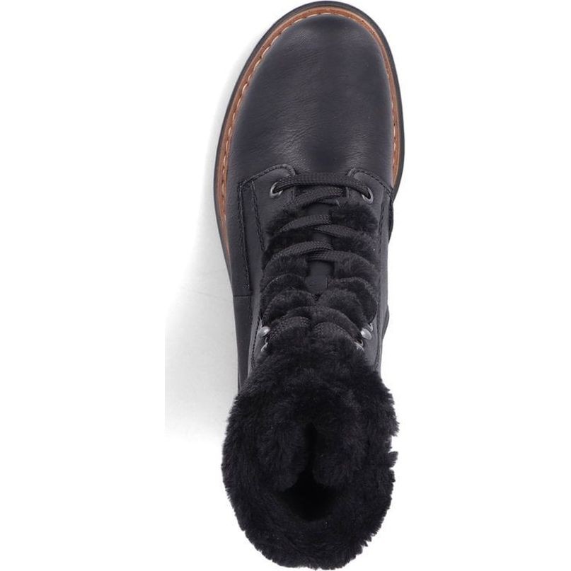 RIEKER Aulinukai moterims, Juoda, Ladies mid height boots 5