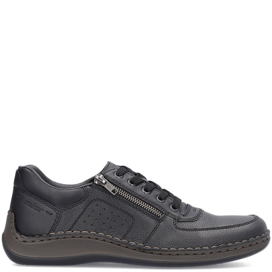 RIEKER Laisvalaikio bateliai vyrams, Juoda, LEISURE 3