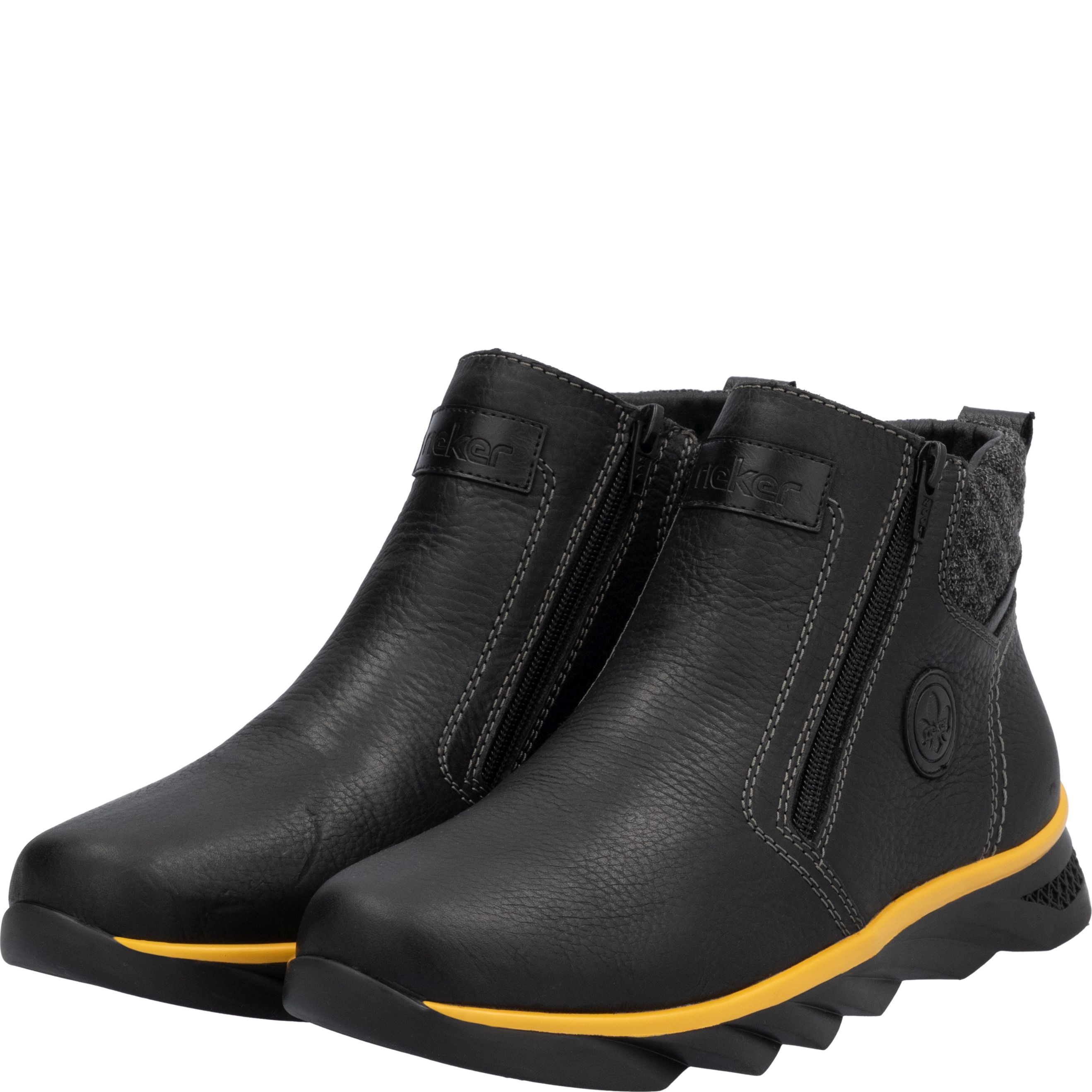 RIEKER Aulinukai vyrams, Juoda, BOOTIES 8