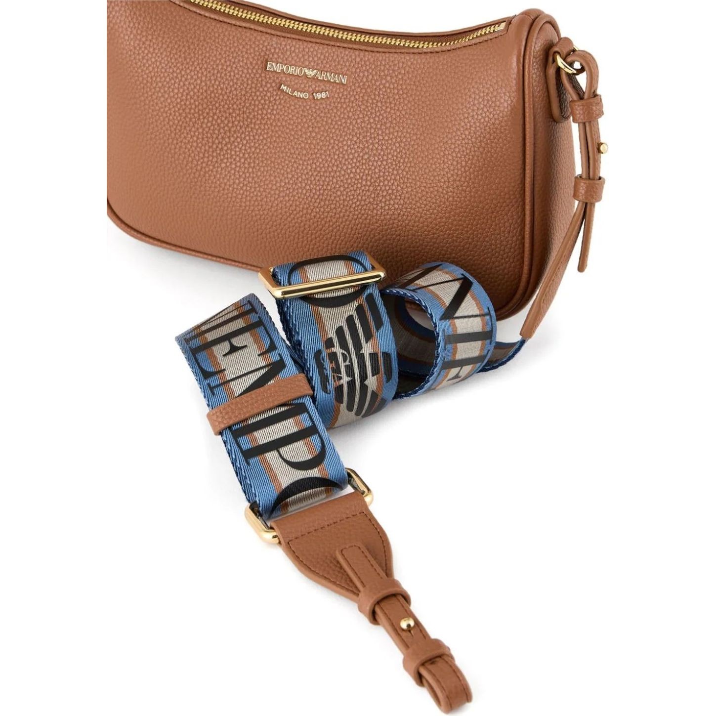 EMPORIO ARMANI Rankinė per petį moterims, Ruda, Mini bag 4