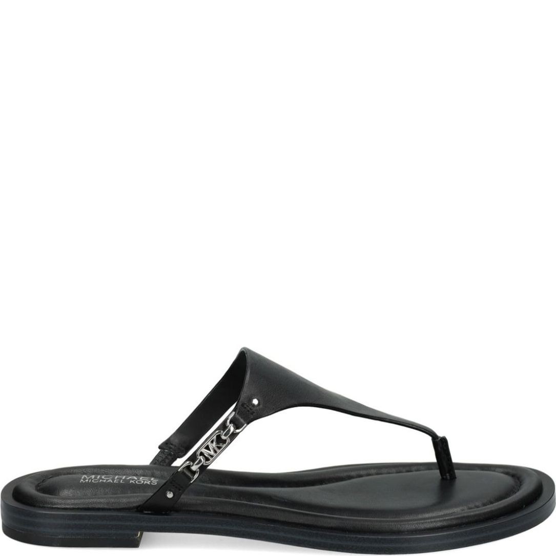 MICHAEL KORS Basutės moterims, Juoda, Daniella flat thong 1