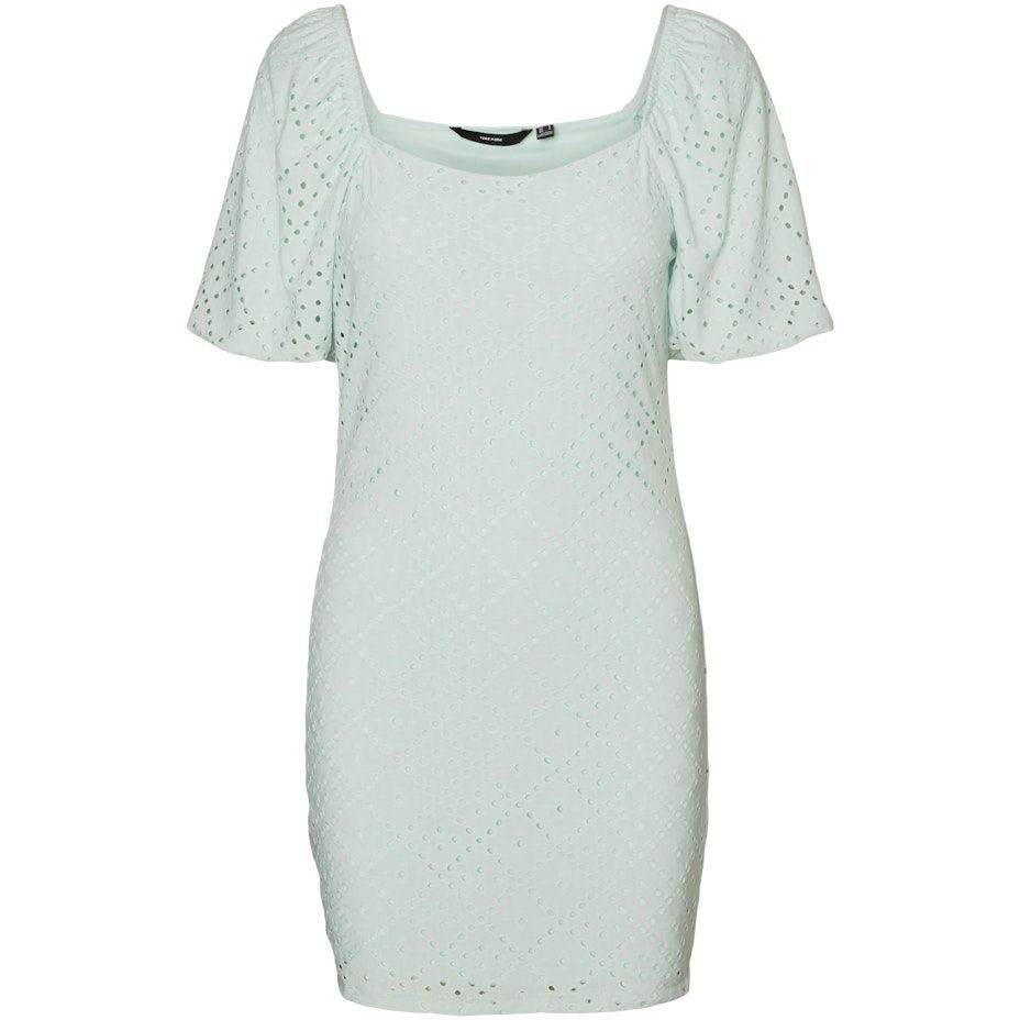 VERO MODA Mini suknelė moterims, Žalia, VMTASSA 2/4 MINI DRES 1