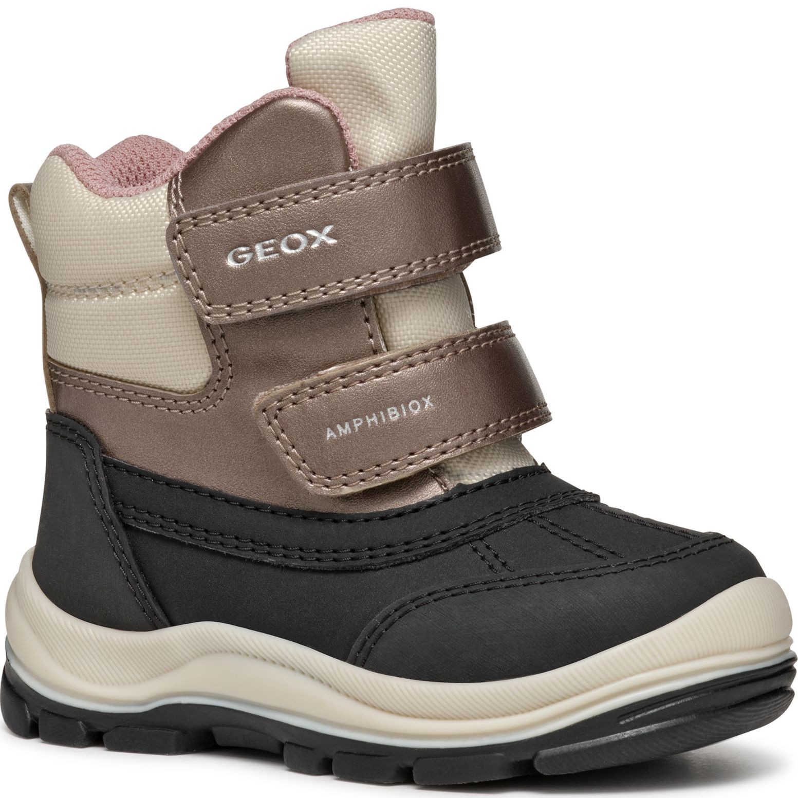 GEOX Aulinukai mergaitėms, Smėlio, Flanfil booties 1