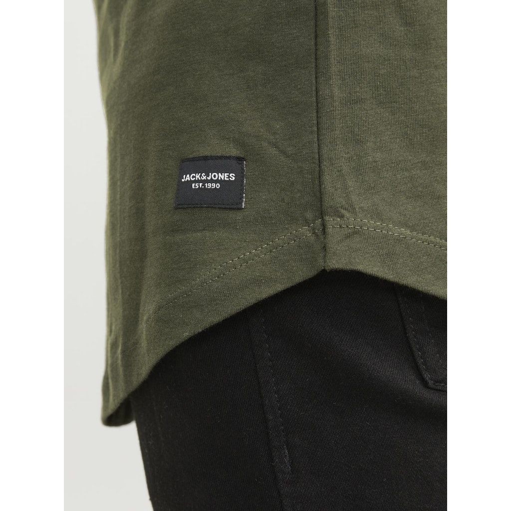 JACK & JONES Marškinėliai ilgom. rankovėmis vyrams, Chaki, Noa tee o-neck 7