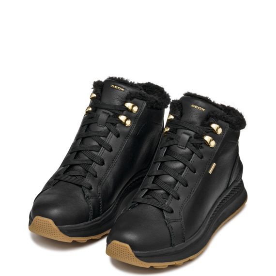 GEOX Laisvalaikio bateliai moterims, Juoda, Spherica actif Leisure 4