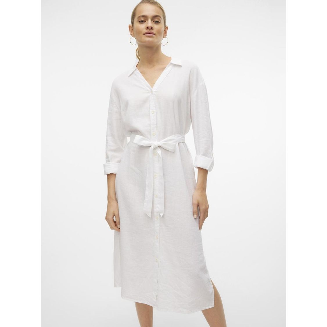 VERO MODA Marškiniai moterims, Balta, Vmlinn shirts 5