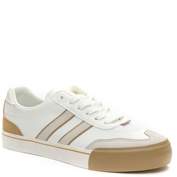 KEDDO DENIM Laisvalaikio bateliai vyrams, Balta, Sneakers 1