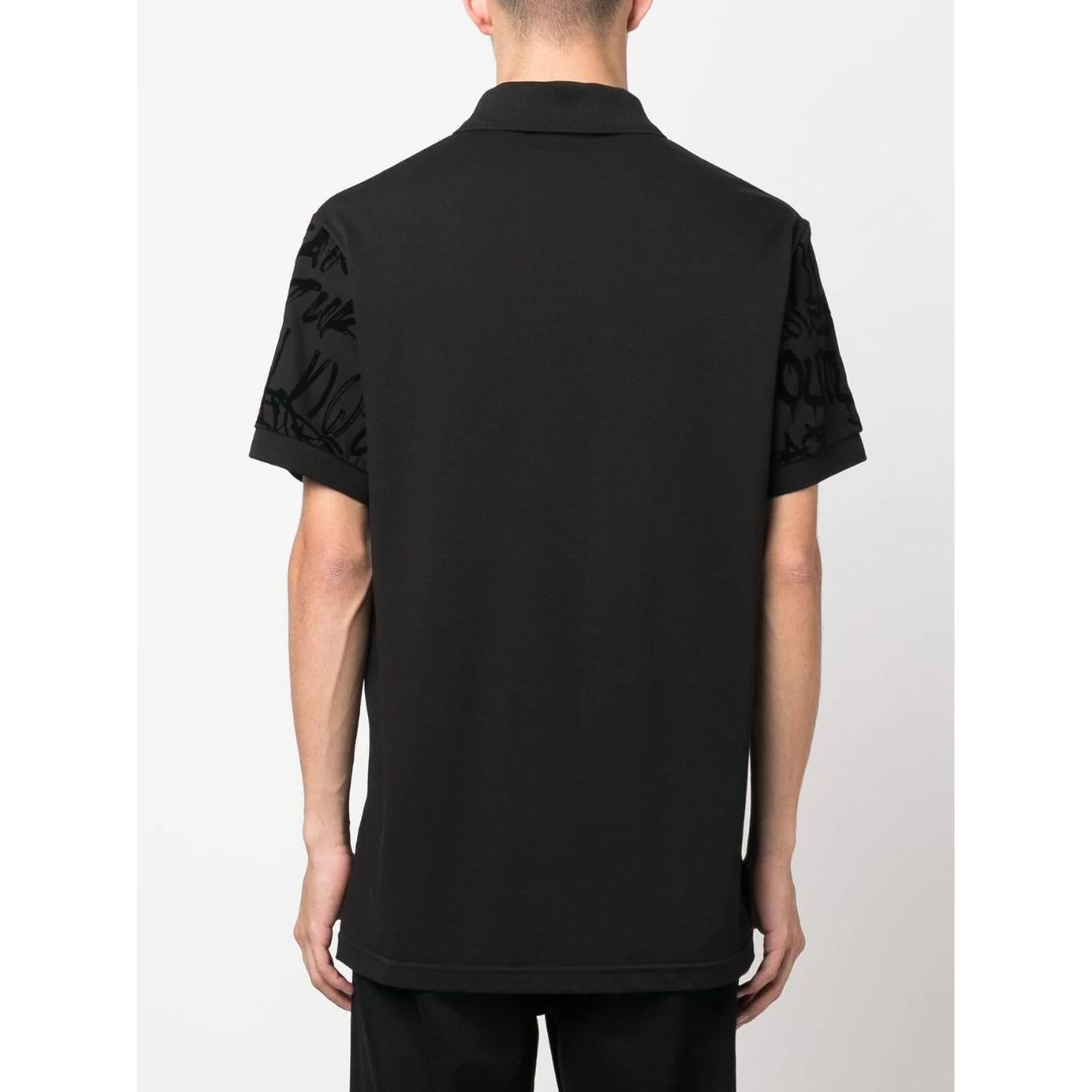 VERSACE JEANS CUTURE Polo marškiniai trumpos rank. vyrams, Juoda, Polo t-shirt 4