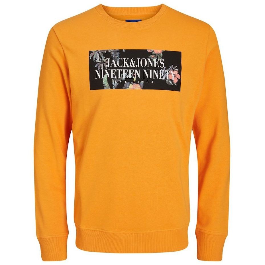 JACK & JONES Sportinis nertinis vyrams, Oranžinė, JORFLORES SWEAT 1