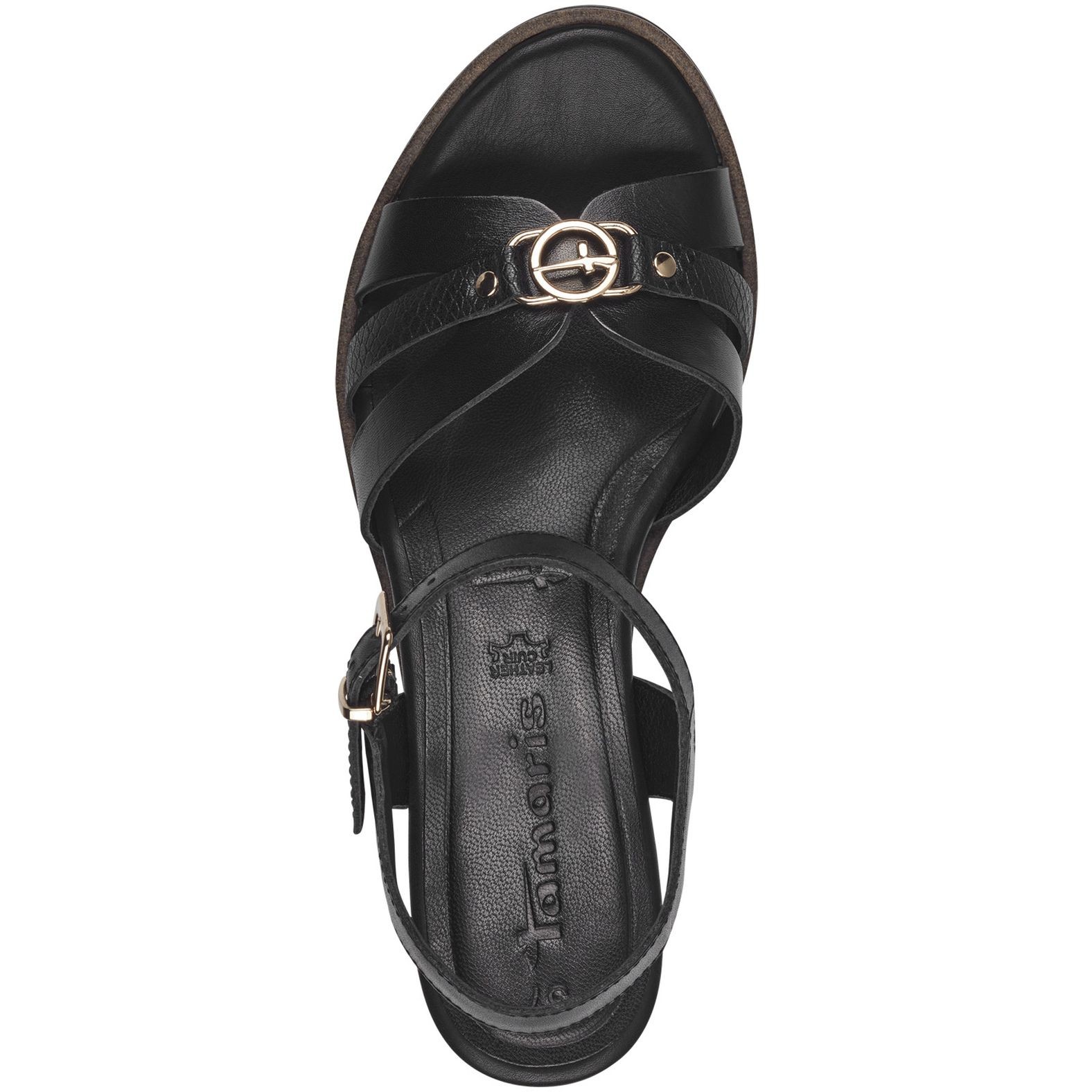 TAMARIS Basutės moterims, Juoda, Sandals 4