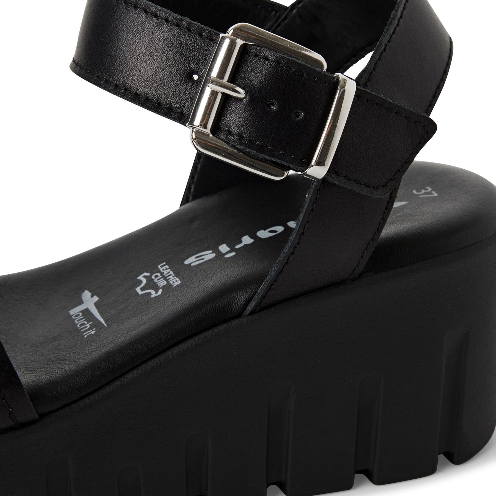 TAMARIS Basutės moterims, Juoda, Sandals 6