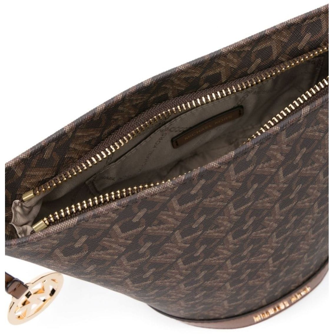 MICHAEL KORS Rankinė per petį moterims, Ruda, Sm tz conv bucket xbody 4