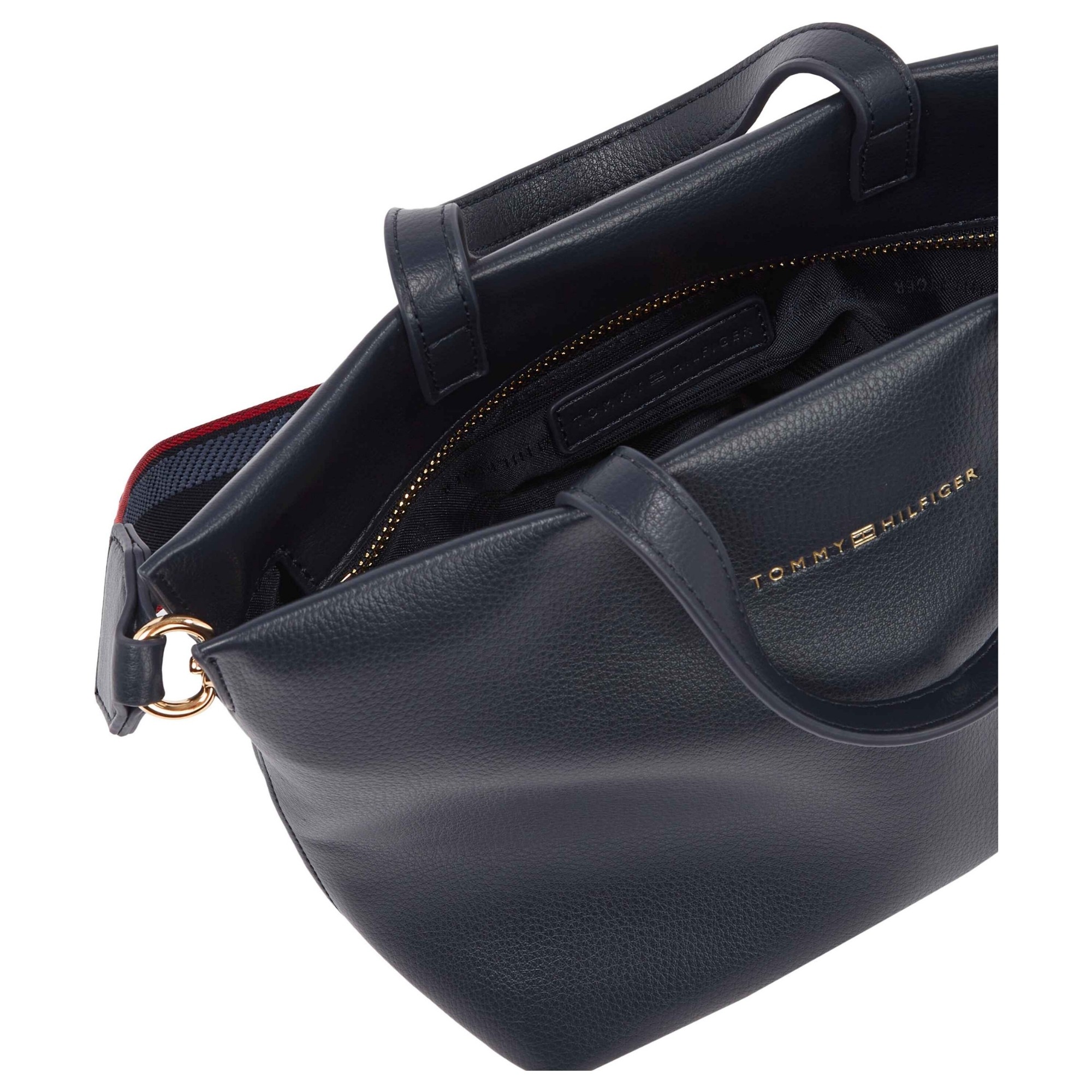 TOMMY HILFIGER Rankinė moterims, Mėlyna, TH logotape mini tote 3