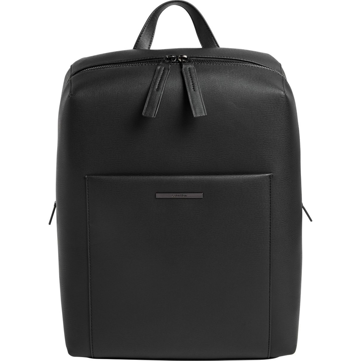 CALVIN KLEIN Kuprinė vyrams, Juoda, Modern metal squared backpack 1