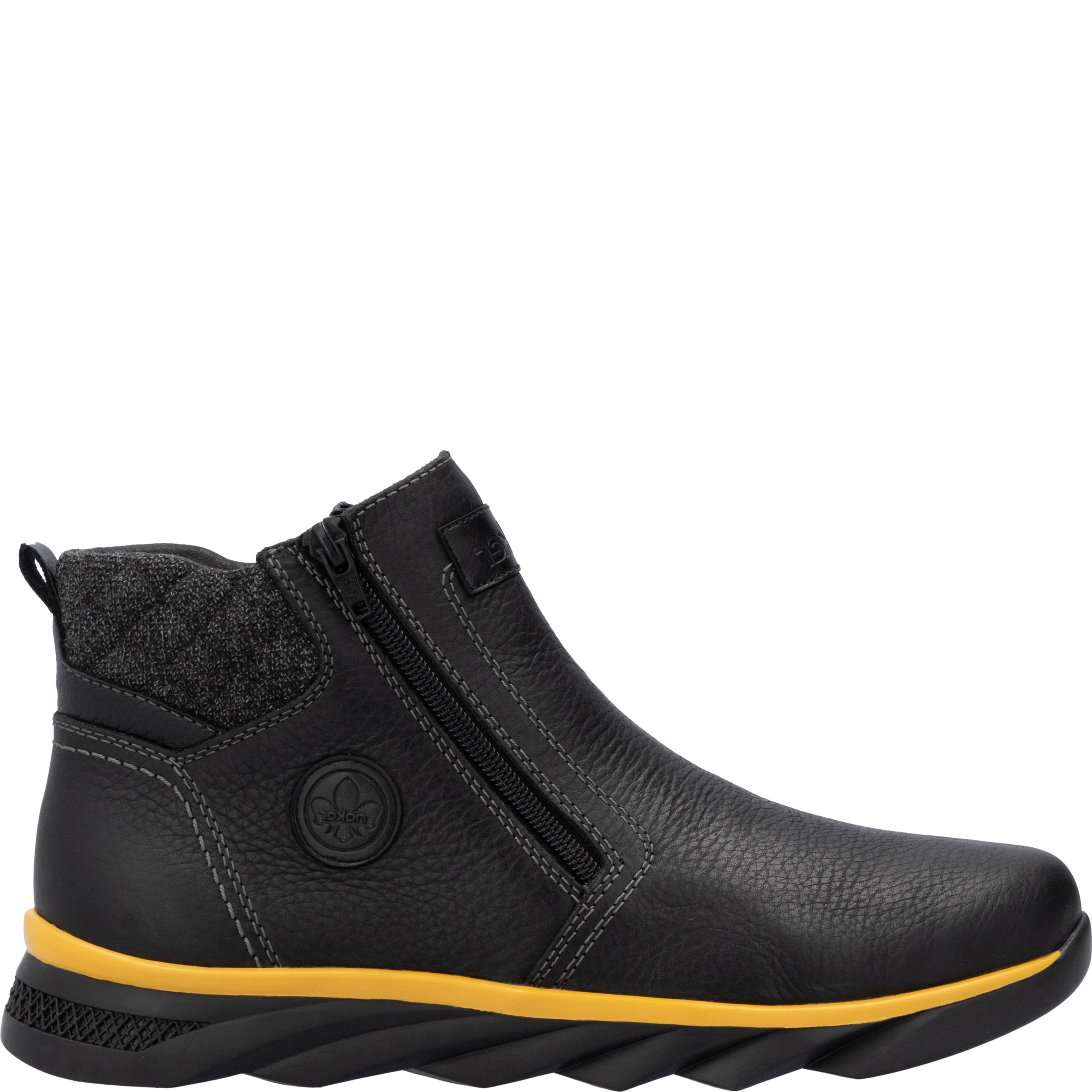 RIEKER Aulinukai vyrams, Juoda, BOOTIES 2